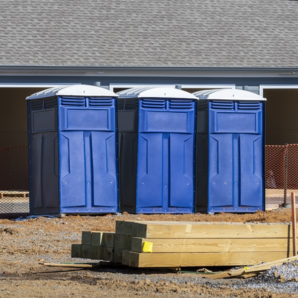 what is the maximum capacity for a single portable restroom in Coatesville